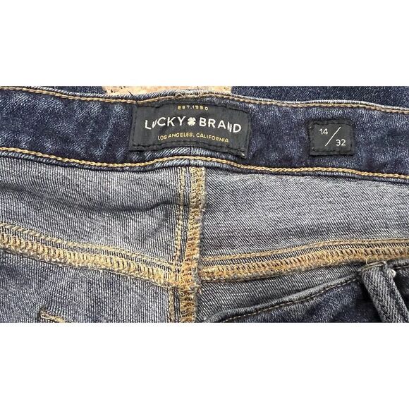 Lucky Brand Women's Hayden‎ Skinny Jeans Size 14 Blue Medium Wash - Picture 4 of 5